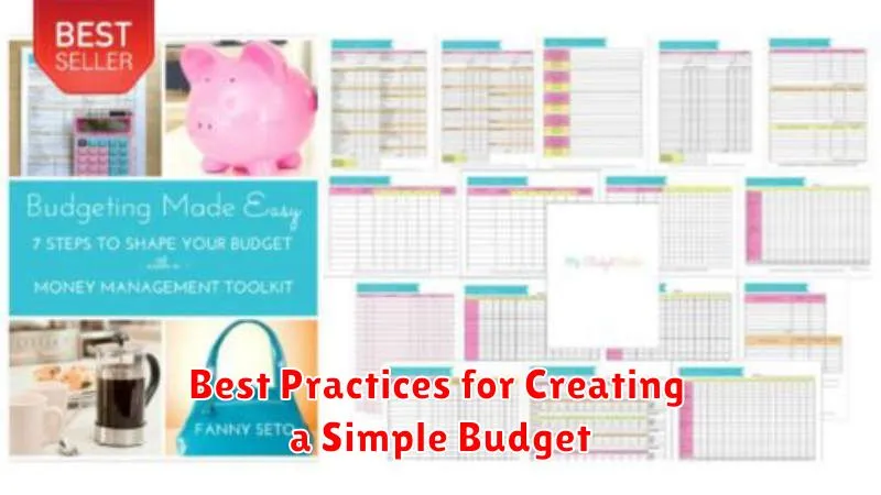 Best Practices for Creating a Simple Budget