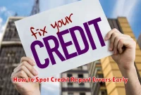 How to Spot Credit Report Errors Early